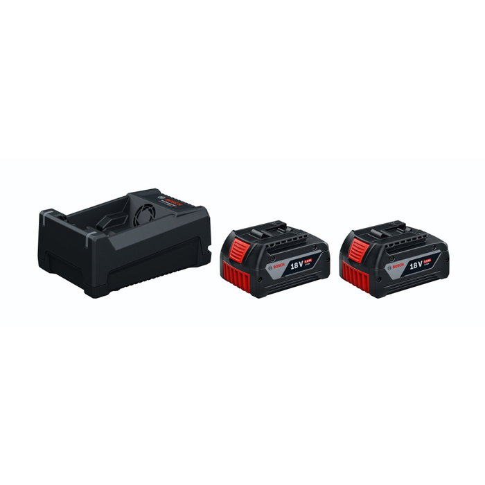 Bosch Kit de Inicio con 2x GBA 18V 5.0Ah y Cargador GAL 12V/18