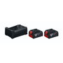 Bosch Kit de Inicio con 2x GBA 18V 5.0Ah y Cargador GAL 12V/18