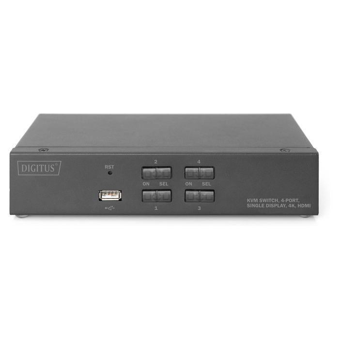Digitus KVM-Switch 4-Port Single-Display