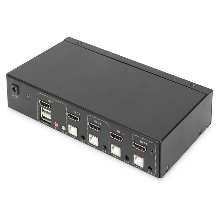 Digitus KVM-Switch 4-Port Single-Display
