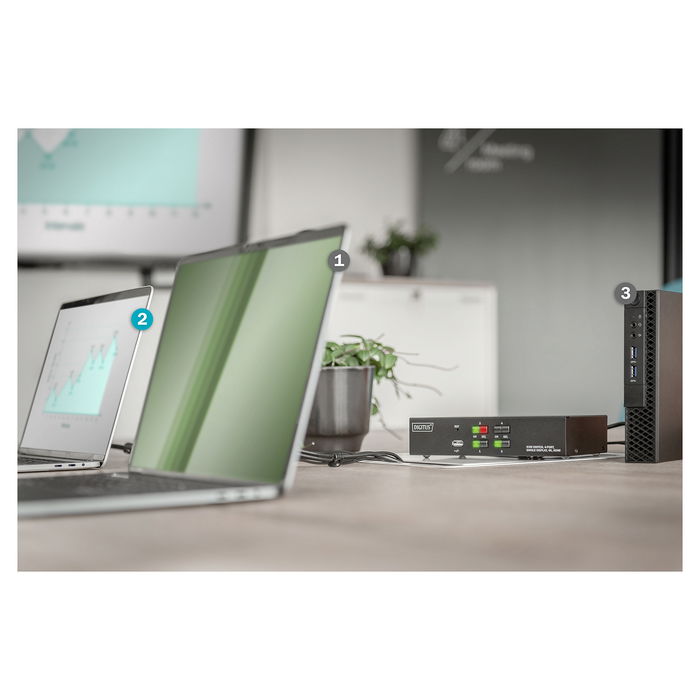 Digitus KVM-Switch 4-Port Single-Display