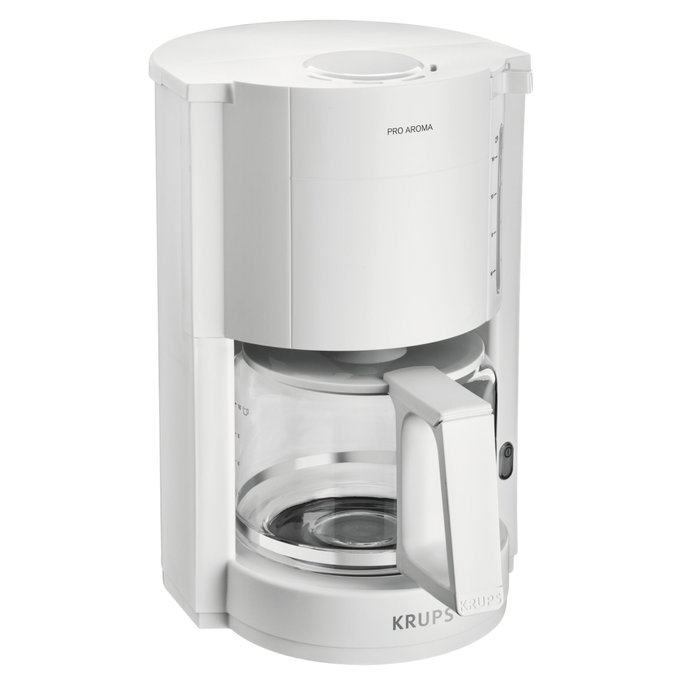 Krups F 309 01 ProAroma Cafetera de Filtro 10 Tazas 1050 W Blanco Krups F 309 01 ProAroma Cafetera de Filtro 10 Tazas 1050 W Blanco