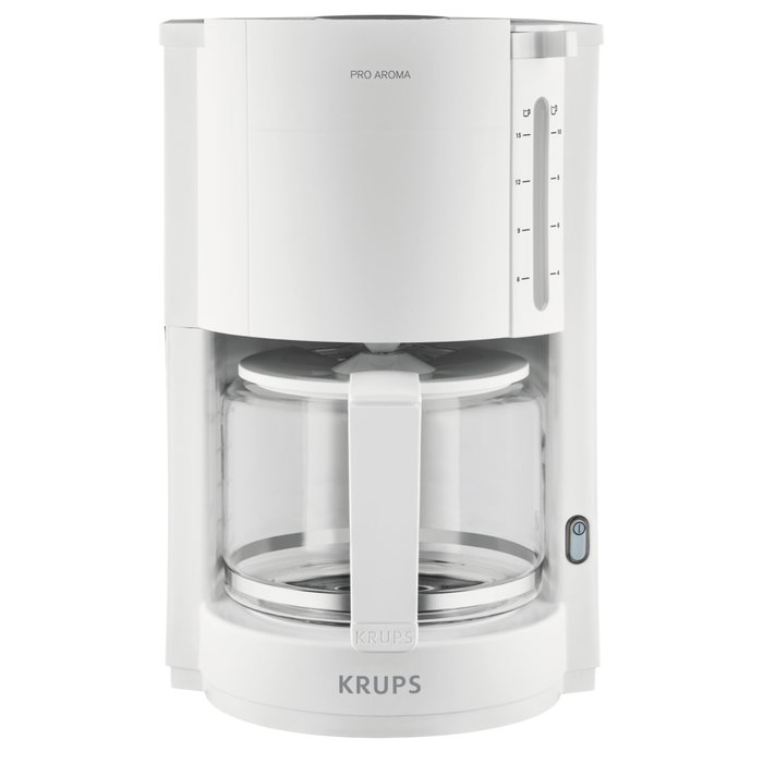 Krups F 309 01 ProAroma Cafetera de Filtro 10 Tazas 1050 W Blanco Krups F 309 01 ProAroma Cafetera de Filtro 10 Tazas 1050 W Blanco