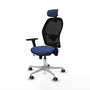 PIQUERAS Y CRESPO Silla de oficina Jorquera con mecanismo Sincro/Traslack Azul marino