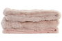 DKD Home Decor Manta de Poliéster Rosa Palo 130x170 cm