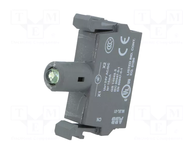 ABB Elemento iluminador LED verde 24VDC 22mm