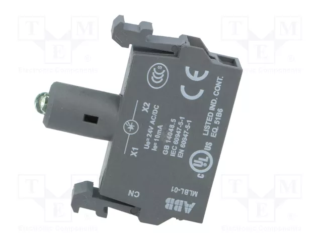 ABB Elemento iluminador LED verde 24VDC 22mm
