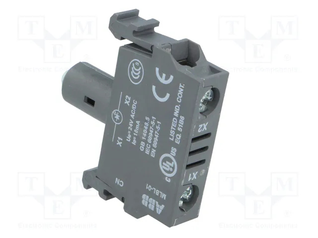 ABB Elemento iluminador LED verde 24VDC 22mm