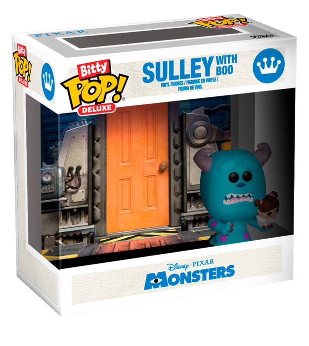 FUNKO Figura Bitty POP Deluxe Disney Pixar Monsters Inc. Sulley con Boo