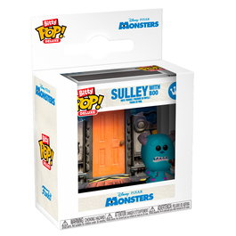FUNKO Figura Bitty POP Deluxe Disney Pixar Monsters Inc. Sulley con Boo