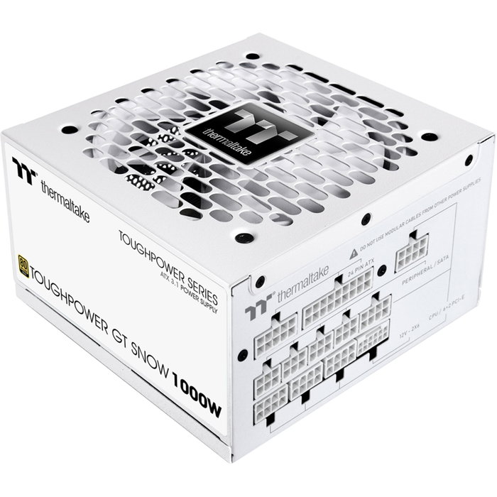 Thermaltake Toughpower GT Snow 1000W Blanco ATX 3.1 Modular 80+ Gold Thermaltake Toughpower GT Snow 1000W Blanco ATX 3.1 Modular 80+ Gold