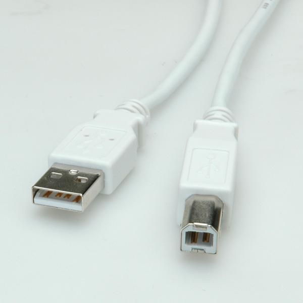 Value Cable USB 2.0 A-B Blanco 4,5 m Value Cable USB 2.0 A-B Blanco 4,5 m