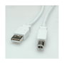 Value Cable USB 2.0 A-B 4,5 m Blanco