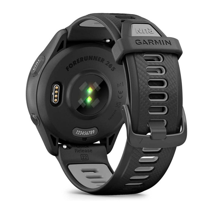 Garmin Forerunner 265 Reloj GPS Inteligente Multideporte, Negro/Gris Claro, Diseño Redondo, Pulsómetro en Muñeca, Bluetooth, Wi-Fi, Pantalla Táctil, Resistente al Agua Garmin Forerunner 265 Reloj GPS Inteligente Multideporte, Negro/Gris Claro, Diseño Redondo, Pulsómetro en Muñeca, Bluetooth, Wi-Fi, Pantalla Táctil, Resistente al Agua