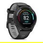 Garmin Forerunner 265 Reloj GPS Inteligente Multideporte, Negro/Gris Claro, Diseño Redondo, Pulsómetro en Muñeca, Bluetooth, Wi-Fi, Pantalla Táctil, Resistente al Agua