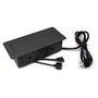 Emuca Multiconector Atom 26 Negro con 2 Schuko, USB, RJ45 y HDMI