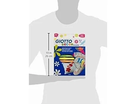Giotto Rotuladores Decor Textile Colores Surtidos Caja de 12 Unidades