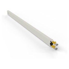 PATCHBOX Patchbox One Kupferkassette 30RU, 1.8 m, Cat. 6a U/FTP, PoE, Color Amarillo