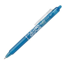 Pilot Bolígrafo Frixion Clicker Retráctil Azul Claro