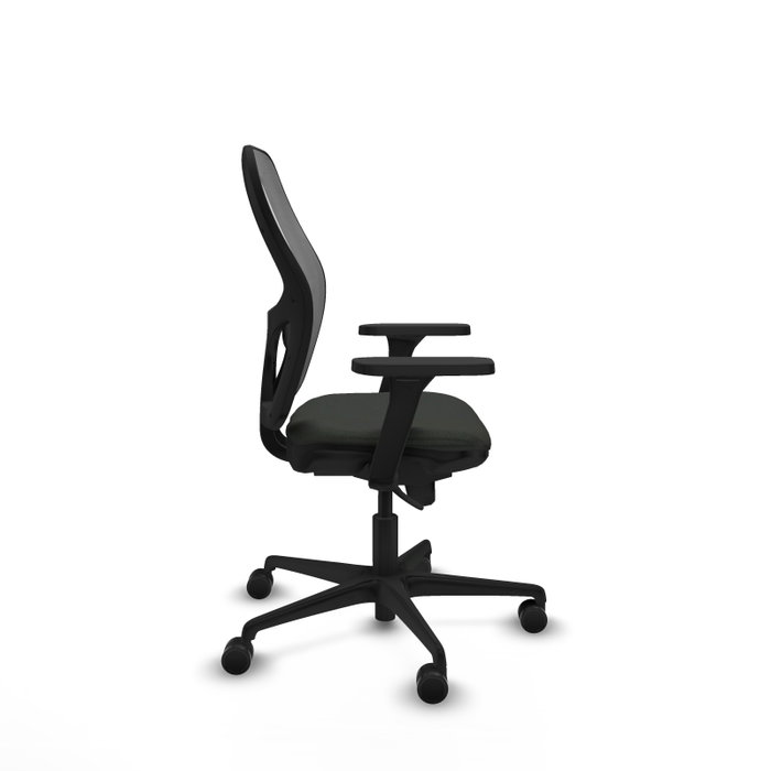 PIQUERAS Y CRESPO Silla de oficina Jorquera con mecanismo Sincro, Tela Negra y Malla Gris PIQUERAS Y CRESPO Silla de oficina Jorquera con mecanismo Sincro, Tela Negra y Malla Gris