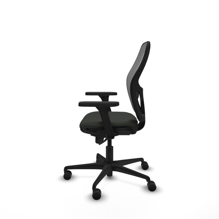 PIQUERAS Y CRESPO Silla de oficina Jorquera con mecanismo Sincro, Tela Negra y Malla Gris PIQUERAS Y CRESPO Silla de oficina Jorquera con mecanismo Sincro, Tela Negra y Malla Gris