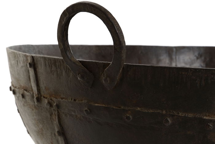 Item Home Macetero Anforas 24 Marrón Hierro 104 x 104 x 64 cm Soporte y Asas Antimanchas