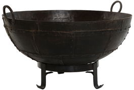 Item Home Macetero Anforas 24 Marrón Hierro 104 x 104 x 64 cm Soporte y Asas Antimanchas