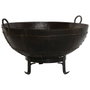 DKD Home Decor Macetero de Hierro Marrón con Soporte y Asas