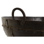 DKD Home Decor Macetero de Hierro Marrón con Soporte y Asas