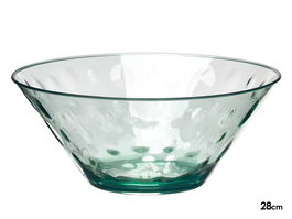 Leknes Bol Plástico Puntos Verde 28 x 28 x 11.6 cm (Set de 12)