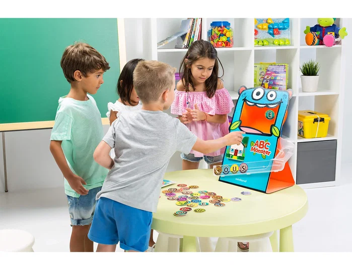 Miniland Juego Didáctico Alimenta al Monstruo para Construcción de Palabras ABC Monster Miniland Juego Didáctico Alimenta al Monstruo para Construcción de Palabras ABC Monster