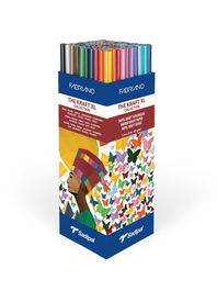 Papel De Regalo Rollo Sadipal Gran Formato Xl 1X3 M (Caja De 100) Kraft Colores Surtidos