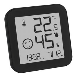 TFA Dostmann 30.5054.01 Termohigrómetro Digital Estación Meteorológica Interior Negro Blanco
