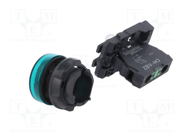 SCHNEIDER ELECTRIC Lámpara de control Harmony XB5 Verde Ø22mm
