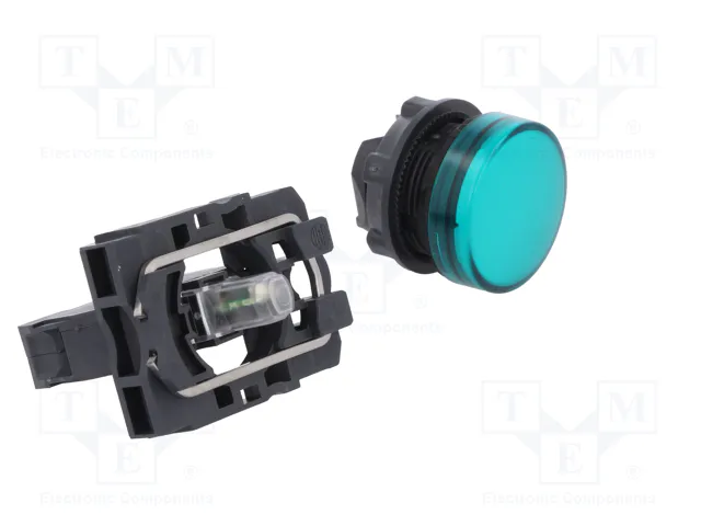 SCHNEIDER ELECTRIC Lámpara de control Harmony XB5 Verde Ø22mm