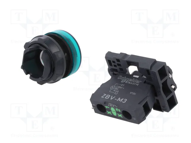 SCHNEIDER ELECTRIC Lámpara de control Harmony XB5 Verde Ø22mm
