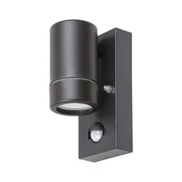 Rabalux 8834 Aplique Exterior Medina Negro Mate con Sensor IP44 GU10