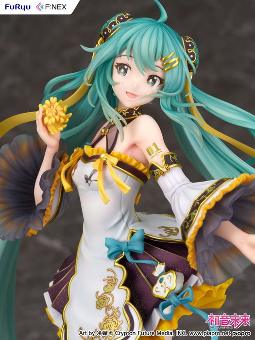 Hatsune Miku F:NEX estatua PVC 1/7 Hatsune Miku Mid-Autumn Festival Ver. 27 cm
