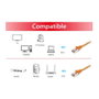 Equip Cable de Red Cat6a S/FTP 10m Naranja RJ-45