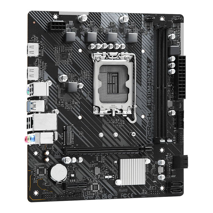 ASROCK H610M-H2/M.2 Placa Base Intel H610 DDR4 mATX LGA 1700 2xHDMI Retail