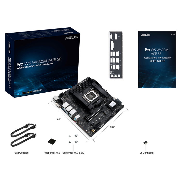 ASUS PRO WS W680M-ACE Placa Base Intel W680 DDR5 LGA 1700 ATX para PC