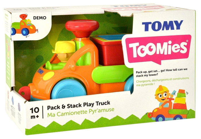 Tomy Toomies Set de juego de coches apilable con sonidos