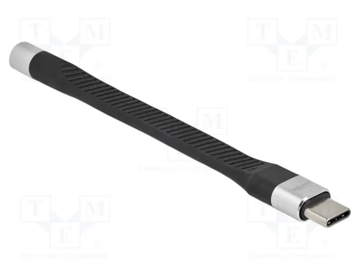 DeLOCK Cable de cinta plana FPC USB Type-C a Estéreo hembra 10 cm