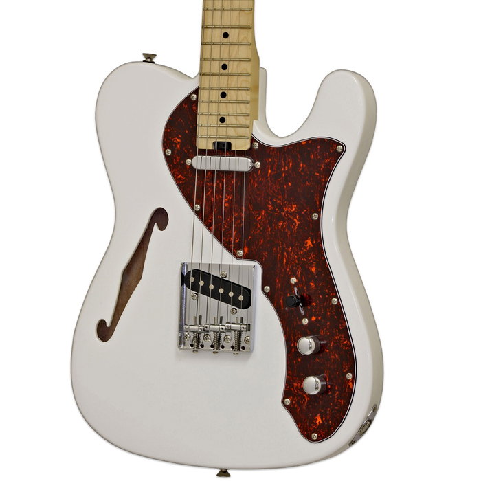 Guitarra Eléctrica Aria Serie Teg-Tl Modern Classics Blanca