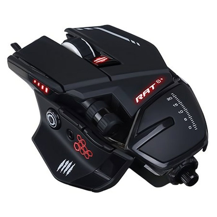 Mad catz r.a.t. 6+ ratÓn usb tipo a Óptico 12000 dpi mano derecha
