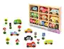 Imaginovo Juego Infantil de Madera Vehículos y Señales de Tráfico +3 Años 16 Piezas 30x22x4cm