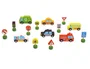Imaginovo Juego Infantil de Madera Vehículos y Señales de Tráfico +3 Años 16 Piezas 30x22x4cm