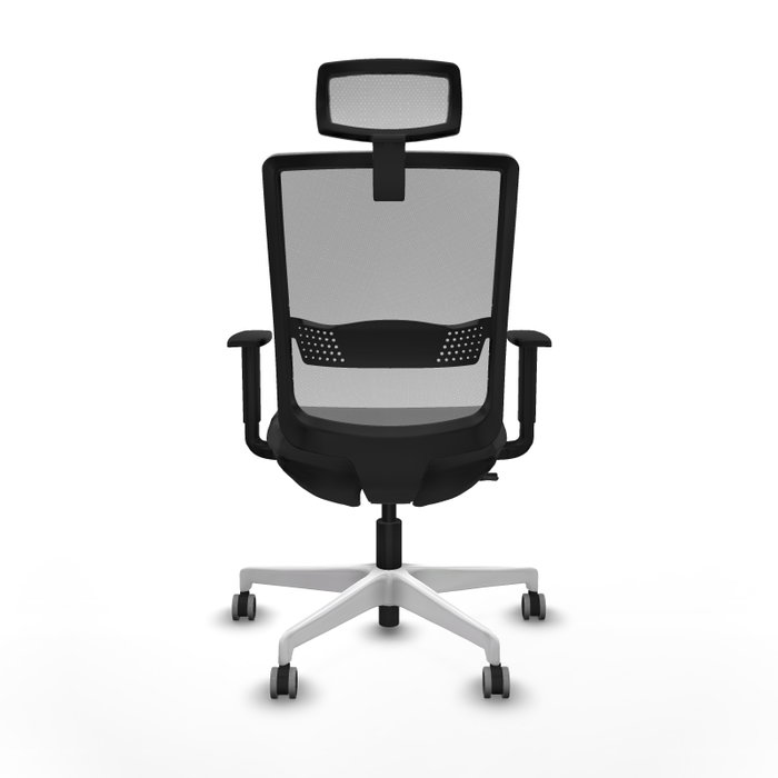 PIQUERAS Y CRESPO Silla de oficina Haches Gris con mecanismo Sincro/Traslack