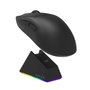 Ajazz Ajazz AJ139 V2 MC 3311 Ratón Inalámbrico con Estación de Carga, Negro