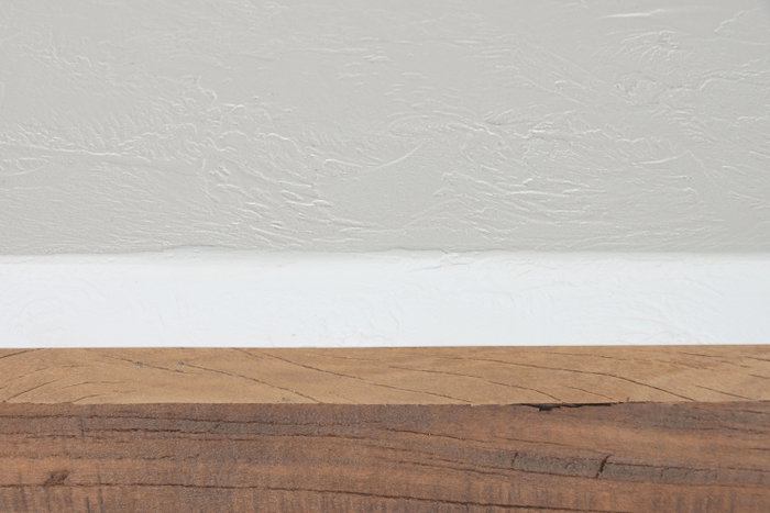 DKD Home Decor Consola de Madera Reciclada y Mango con Ruedas